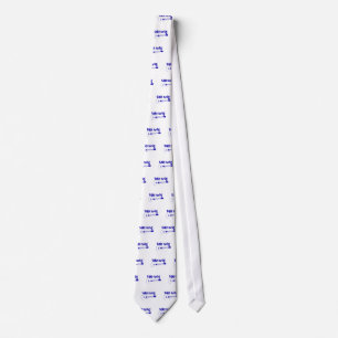 blue instrument tie