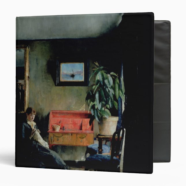 Blue Interior, 1883 Binder (Front/Inside)