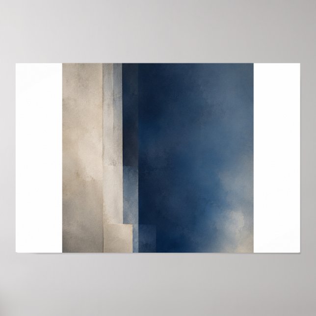 Blue Interval — Aurema Poster (Front)