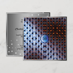 Blue Invitation