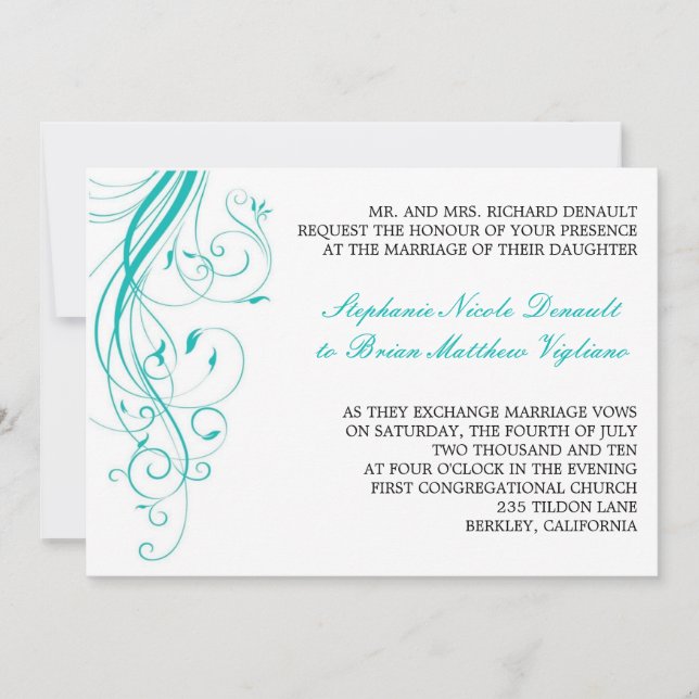 Blue Invitation-RT Invitation (Front)