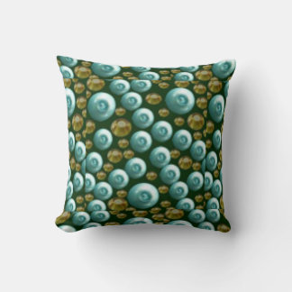 Blue Irah Throw Design Pillow