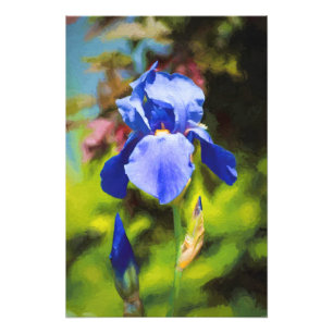 Blue Iris Photo Print