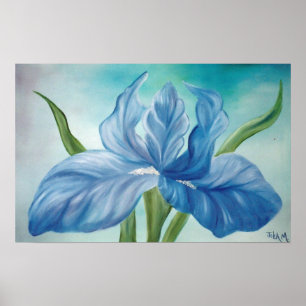Blue Iris Print