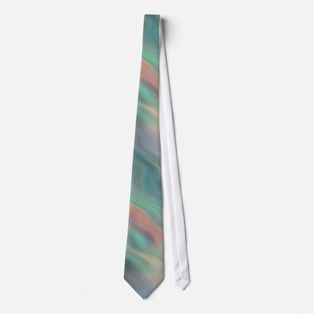 Blue Iris Wavy Texture Tie (Front)