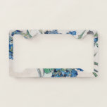 Blue Irises by Vincent Van Gogh Fine Art License Plate Frame<br><div class="desc">Beautiful fine art painting of blue irises by Vincent Van Gogh. Visit our store to find more beautiful Van Gogh paintings.</div>