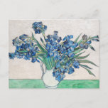 Blue Irises by Vincent Van Gogh Fine Art Postcard<br><div class="desc">Beautiful fine art painting of blue irises by Vincent Van Gogh. Visit our store to find more beautiful Van Gogh paintings.</div>