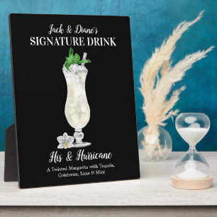 Blue Island Drink • PERSONALIZED Signature Drink Plaque