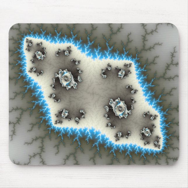 Blue Islands - Fractal Mousepad (Front)