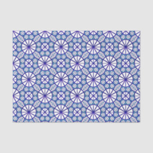 Blue Iznik Tile Tissue Paper