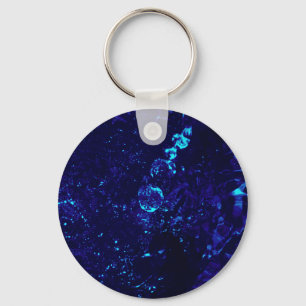 Blue Jacuzzi Bubbles Key Chain