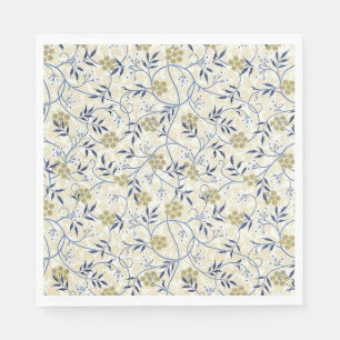 Blue Jasmine Paper Napkins