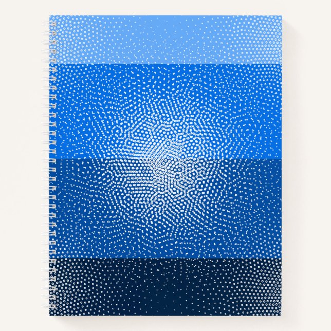 Blue Jay-inspired Gradient Notebook (Front)
