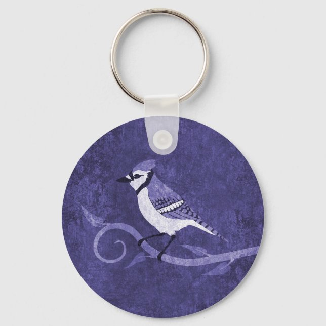 Blue Jay Keychain (Front)