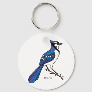 BLUE JAY KEYCHAIN