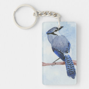 Blue Jay Keychain