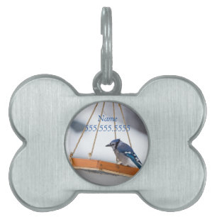 Blue Jay Lunch Pet ID Tag