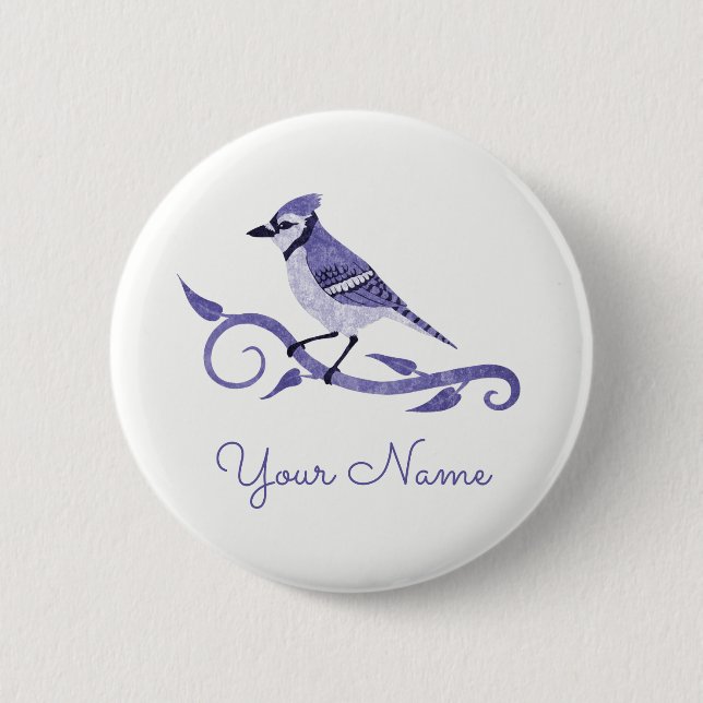 Blue Jay Name Button (Front)