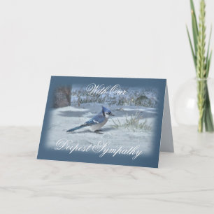 Blue Jay Navy edges- customize any occasion Card