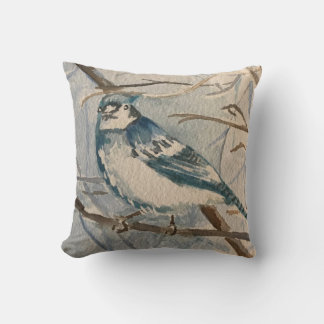 Blue Jay Pillow