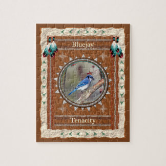 Blue Jay Tenacity Energy Jigsaw Puzzle