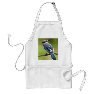 Blue Jay thinking of you friend family mom dad Standard Apron