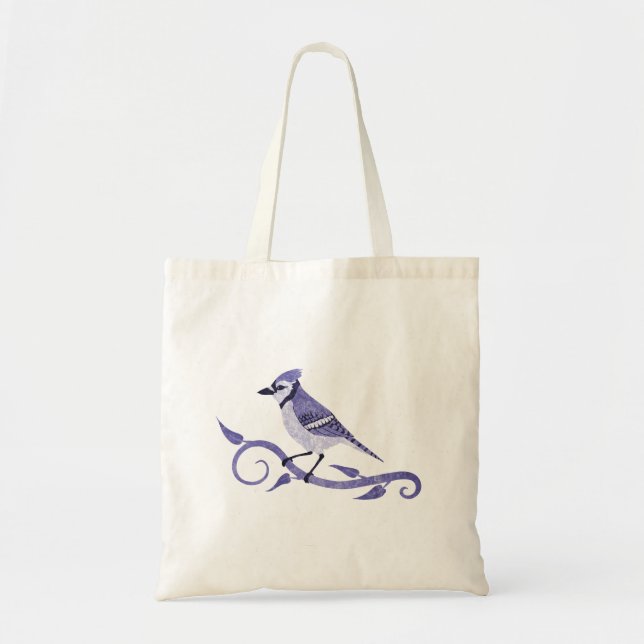 Blue Jay Tote Bag (Front)
