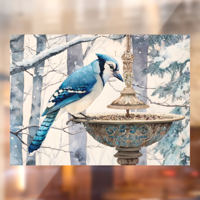 Blue Jay Window Cling (Sheet 2)