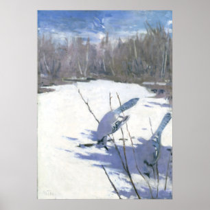 Blue Jays In Winter by Abbott Handerson Thayer Poster