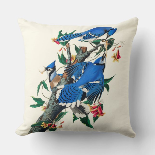Blue Jays Throw Pillow (Front)