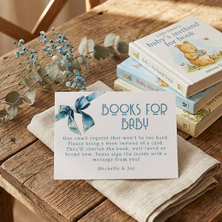 Blue Jean Baby Books For Baby Enclosure Card