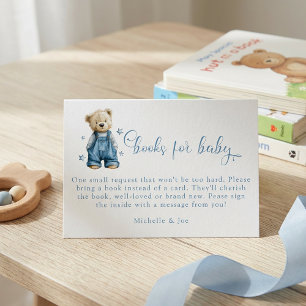 Blue Jean Baby Books For Baby Enclosure Card