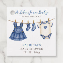 Blue Jean Baby Is On The Way Girl Baby Shower
