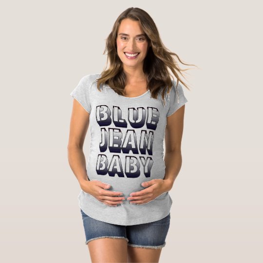Blue Jean Baby Maternity Shirt