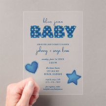 Blue Jean Baby | Modern Baby Shower | Patchwork