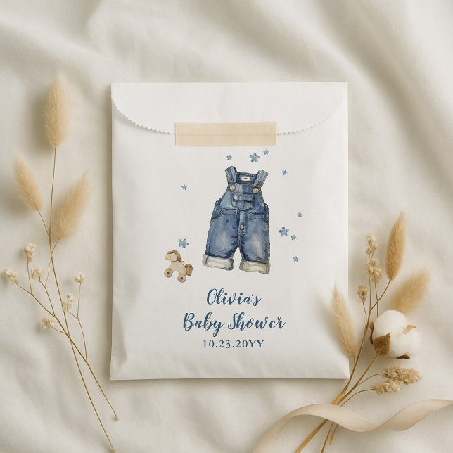 Blue Jean Baby Shower Favour Bag (Creator Uploaded)