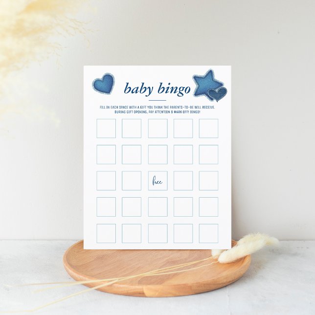Blue Jean Baby Shower Game | Baby Bingo (Creator Uploaded)