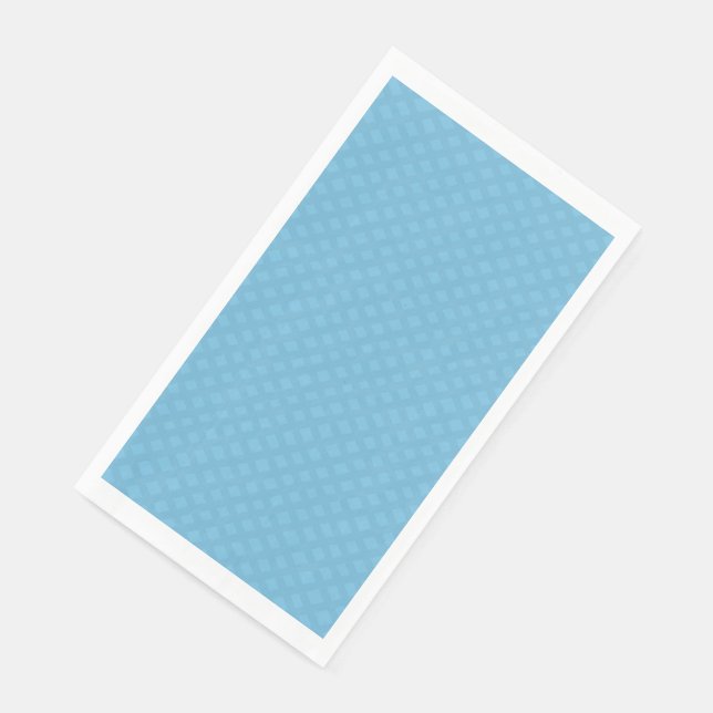 Blue Jean Basketweave Lattice Tone   Napkin (Corner)
