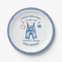 Blue Jean Denim Baby Shower