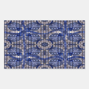 Blue Jean Lights Pattern Sticker- Trendy Blue Sticker