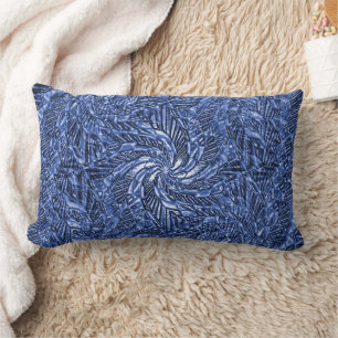 Blue Jean swirl...... Lumbar Pillow