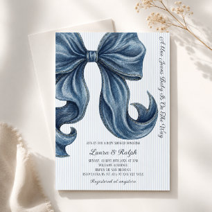 Blue Jeans Baby Baby Shower Invitation
