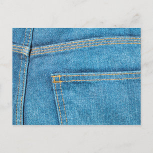 Blue Jeans Back Pocket Postcard
