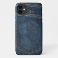 Blue Jeans Denim Pocket