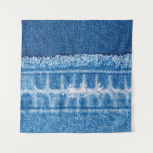 Blue jeans denim texture tapestry