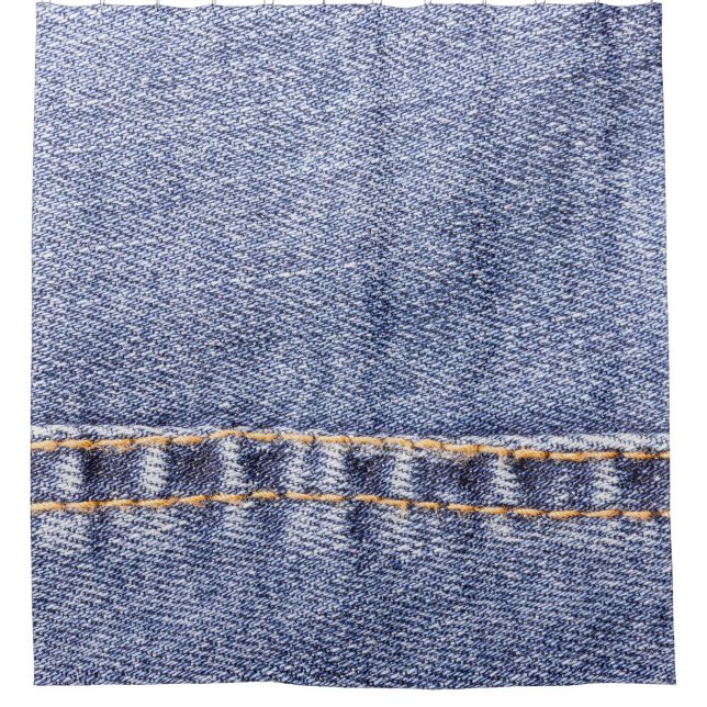 Blue jeans: detailed sew texture. (Front)