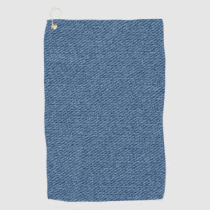 Blue jeans dust, jeans denim texture. golf towel