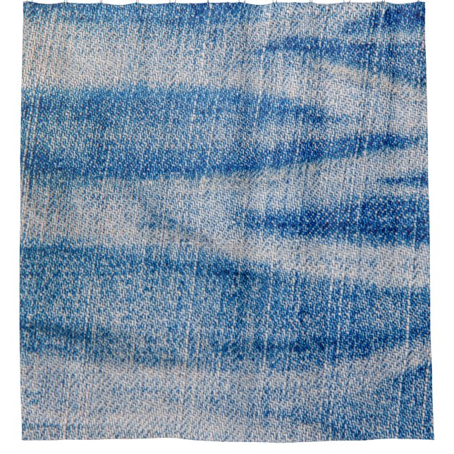 Blue jeans fabric texture, textile background (Front)