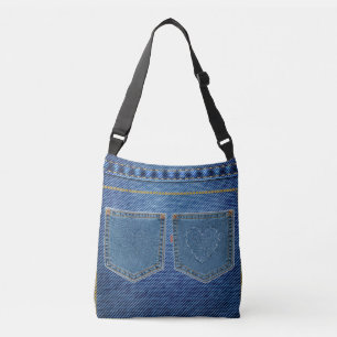 Blue Jeans Look Crossbody Bag