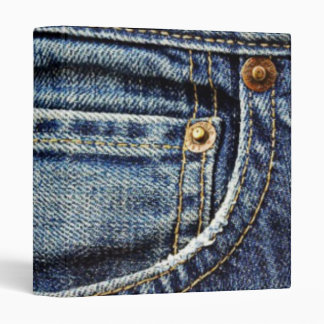 Blue Jeans Pocket Binder